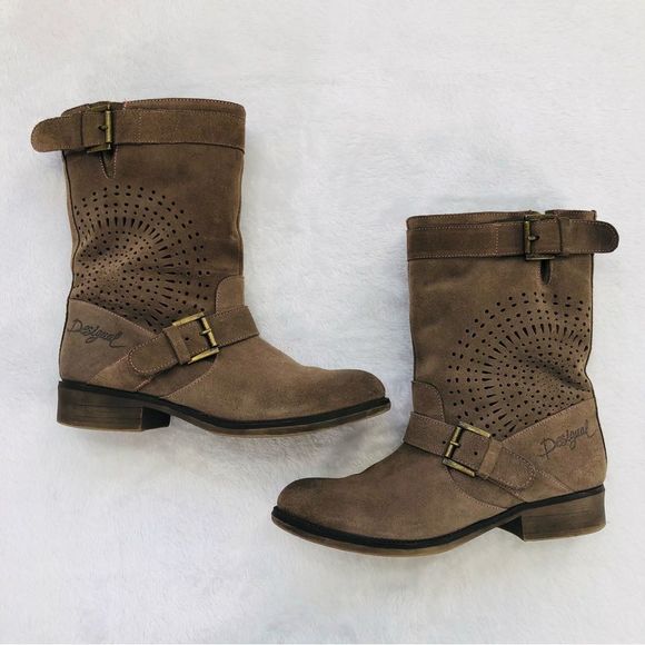 Desigual, Leather Sacha Boots, Size EU 38 - Picture 4 of 15